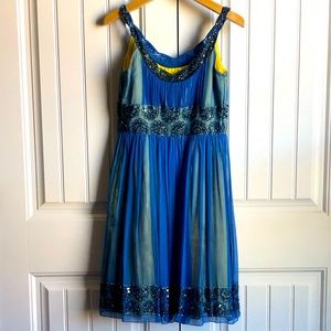LIKE NEW Adrianna Pappel Beaded Dress